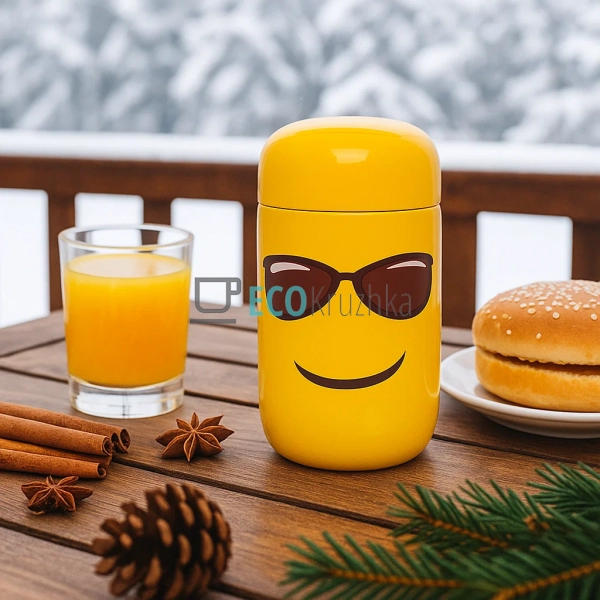 Дитячий термос для їжі 200мл Жовтий (80601-1)