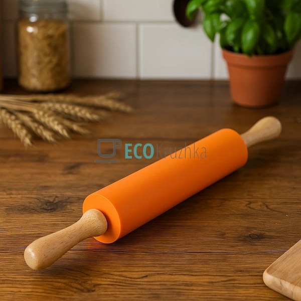 Силіконова качалка 43 см Оранжевий FRU-847