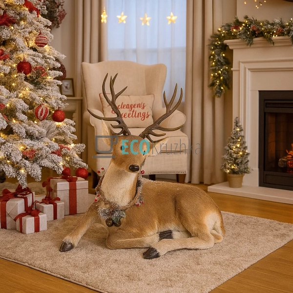 Декоративна фігура Олень 72 см коричневий (815-108)