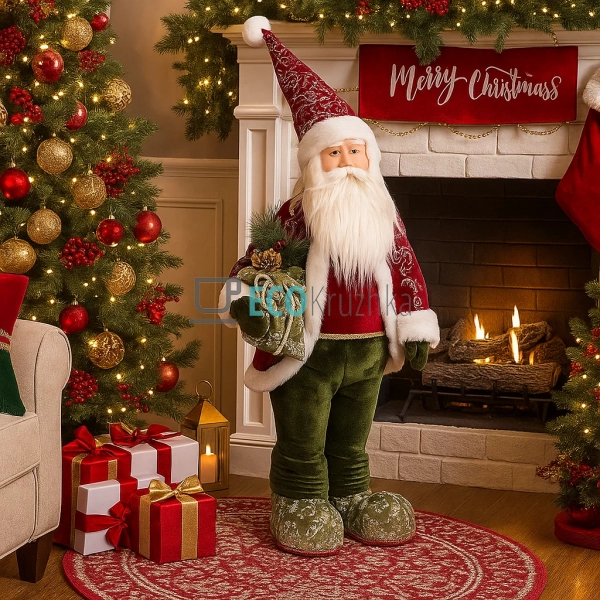 Декоративна фігура Санта 88 см (815-175)