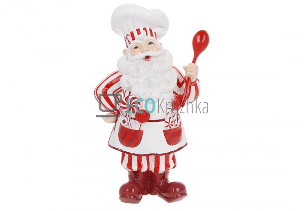 Декоративна фігура Санта-Кухар 47 см (838-514) Декоративна фігура Санта-Кухар 47 см (838-514)