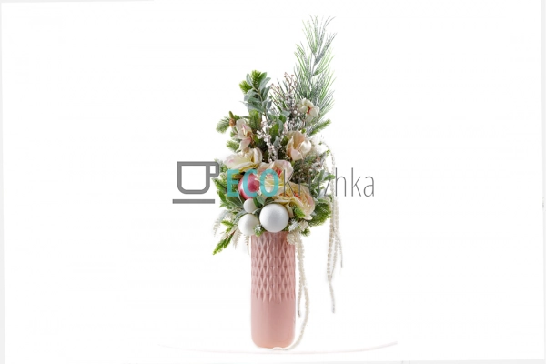Новорічна композиція у вазі 35×30×90 см (RM0-149) Новорічна композиція у вазі 35×30×90 см (RM0-149)