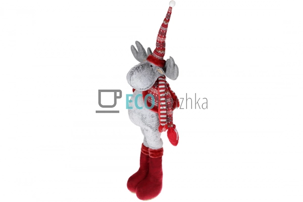 М’який плюшевий олень 160 см сірий (778-280) М’який плюшевий олень 160 см сірий (778-280)