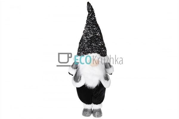 М’яка новорічна іграшка Гном 97 см чорний (877-022) М’яка новорічна іграшка Гном 97 см чорний (877-022)