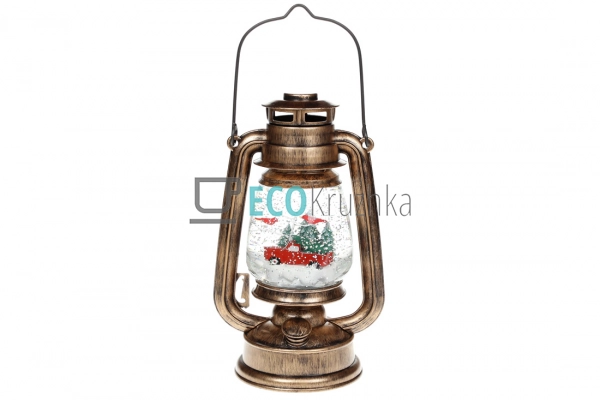 Декоративний LED‑ліхтар “Машина з ялинкою” 26 см (919-00 ... Декоративний LED‑ліхтар “Машина з ялинкою” 26 см (919-00 ...