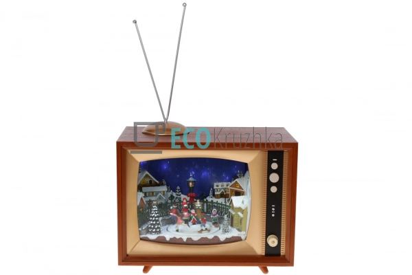 Новорічний музичний LED декор “Телевізор” 39 см (719-303 ...