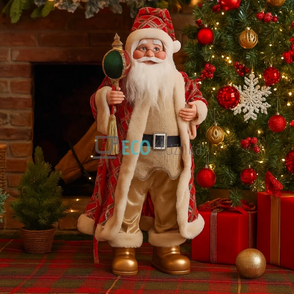 Новорічна музична фігура Санта 60 см (NY14-542) Новорічна музична фігура Санта 60 см (NY14-542)