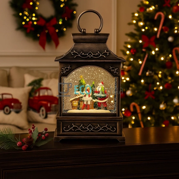 Декоративний ліхтар «Санта з подарунками» 25 см (919-019 ... Декоративний ліхтар «Санта з подарунками» 25 см (919-019 ...