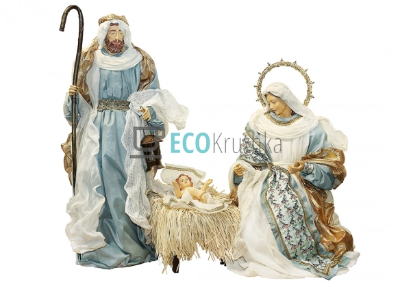 Різдвяний вертеп з 3 фігур, підлогова композиція 110 см ... Різдвяний вертеп з 3 фігур, підлогова композиція 110 см ...