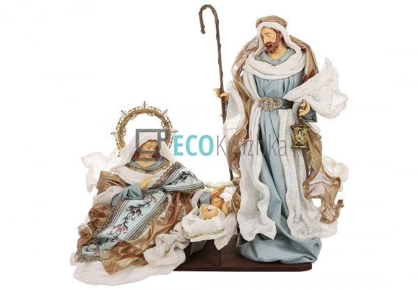 Різдвяний вертеп з 3 фігур на підставці 48 х 23 х 49 см ... Різдвяний вертеп з 3 фігур на підставці 48 х 23 х 49 см ...