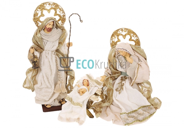 Різдвяний вертеп з 3 фігур 42 см (428-240) Різдвяний вертеп з 3 фігур 42 см (428-240)