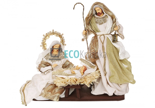 Різдвяний вертеп з 3 фігур на підставці 42 х 25 х 38 см ... Різдвяний вертеп з 3 фігур на підставці 42 х 25 х 38 см ...