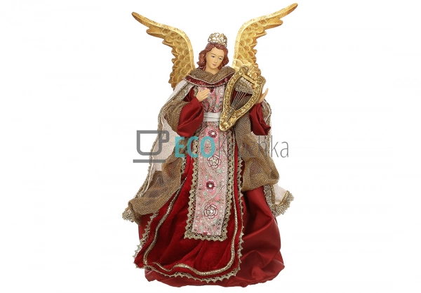 Декоративна фігура Різдвяний янгол 26 х 19 х 41 см (428- ...