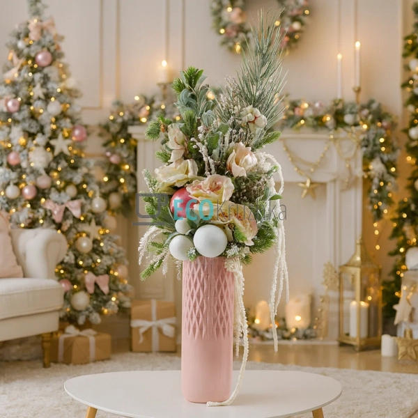 Новорічна композиція у вазі 35×30×90 см (RM0-149) Новорічна композиція у вазі 35×30×90 см (RM0-149)