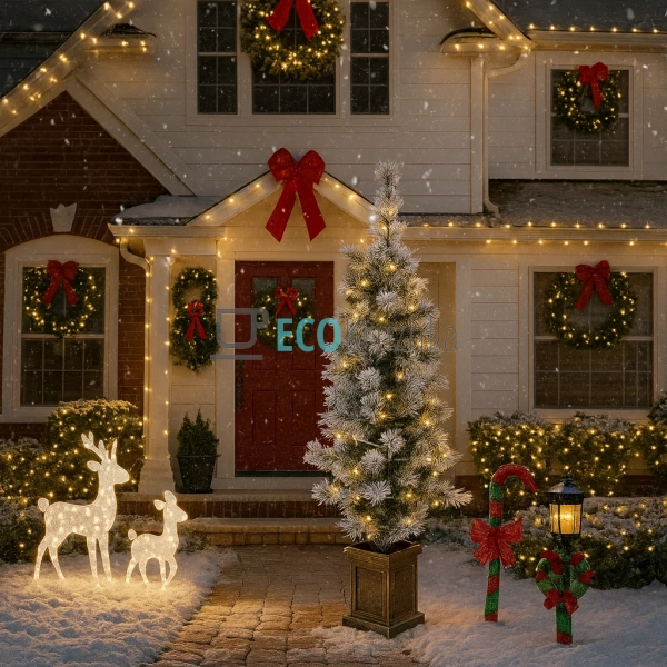 Штучна ялинка "Белла" 120 см, 90 гілок, 50 LED вогнів, т ...