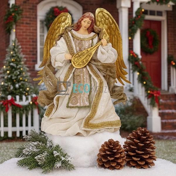 Декоративна фігура Різдвяний янгол 23 х 15 х 26 см (428- ...