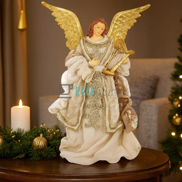 Декоративна фігура Різдвяний янгол 28 х 20 х 40 см (428- ...