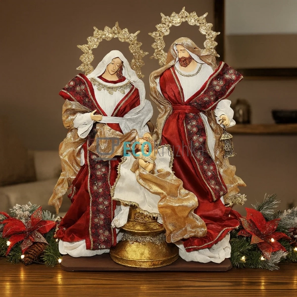 Різдвяний вертеп з 3 фігур на підставці 38 х 26 х 60 см ... Різдвяний вертеп з 3 фігур на підставці 38 х 26 х 60 см ...