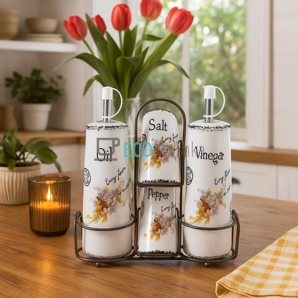 Набір для спецій 5-ти предметний Листівка-незабудка Maes ... Набір для спецій 5-ти предметний Листівка-незабудка Maes ...