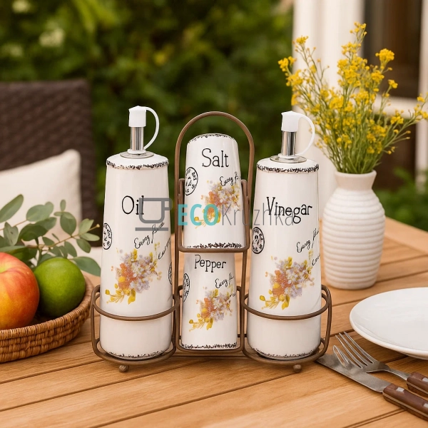 Набір для спецій 5-ти предметний Листівка-незабудка Maes ... Набір для спецій 5-ти предметний Листівка-незабудка Maes ...