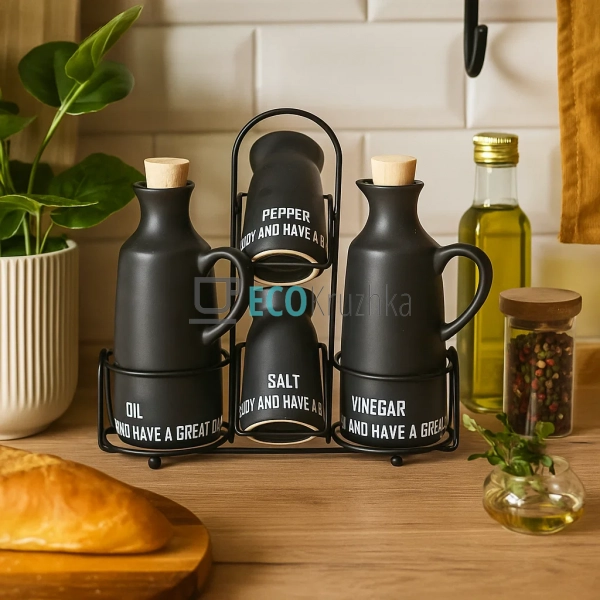 Набір для спецій 5-ти предмений "Eco style" Maestro MR-2 ... Набір для спецій 5-ти предмений "Eco style" Maestro MR-2 ...