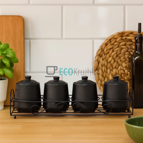 Набір для спецій 5-ти предме ... Набір для спецій 5-ти предме ...