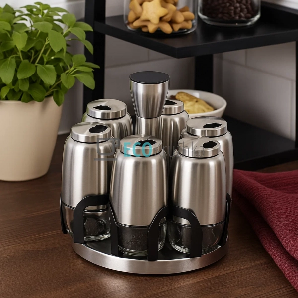 Набір для спецій на підставці 7 предмети Frico FRU-129 Набір для спецій на підставці 7 предмети Frico FRU-129