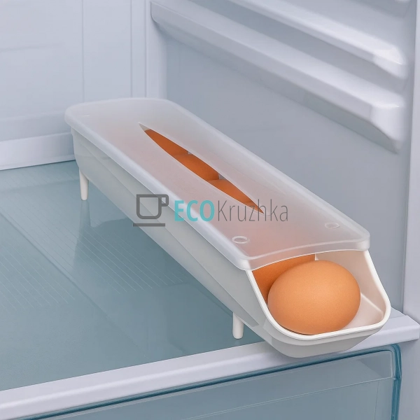 Органайзер для яєць Білий (DP-30) Органайзер для яєць Білий (DP-30)