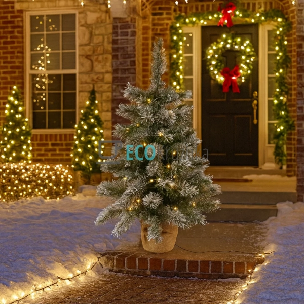 Штучна ялинка "Святкова" 75 см, 76 гілок, 50 LED вогнів, ... Штучна ялинка "Святкова" 75 см, 76 гілок, 50 LED вогнів, ...