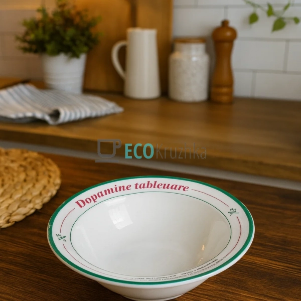 Тарілка супова порцелянова Dopamine 16.5 см (7777-3) Тарілка супова порцелянова Dopamine 16.5 см (7777-3)