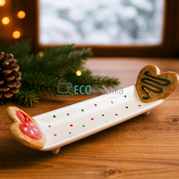 Керамічне сервірувальне блюдо з об Керамічне сервірувальне блюдо з об