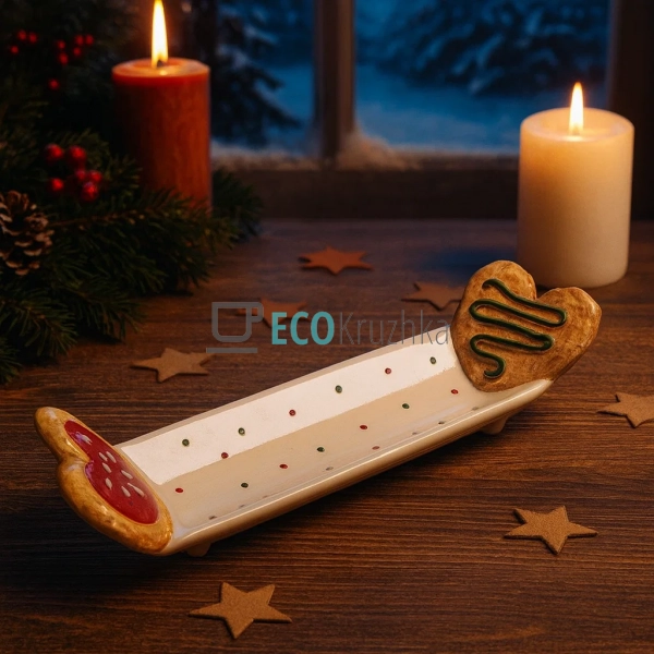 Керамічне сервірувальне блюдо з об Керамічне сервірувальне блюдо з об