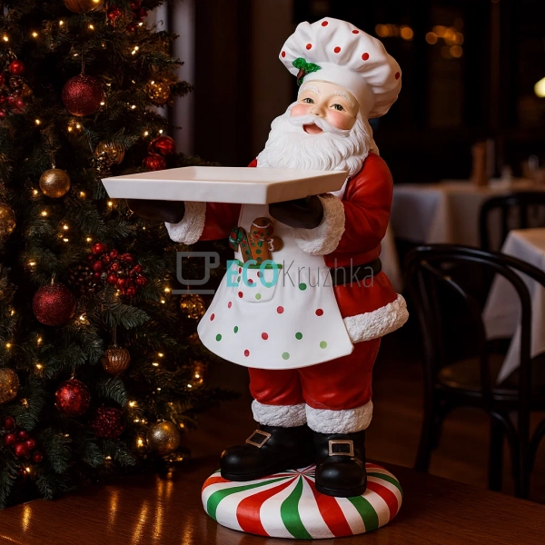 Декоративна фігура Санта-Кухар з підставкою 65.5 см (RM1-700)