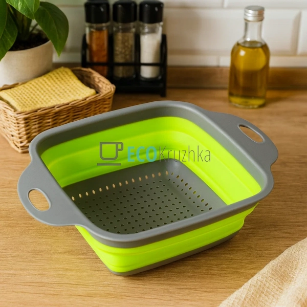 Силіконовий складний друшляк, температурний діапазон від ...