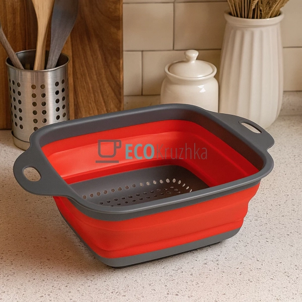 Силіконовий складний друшляк, температурний діапазон від ...