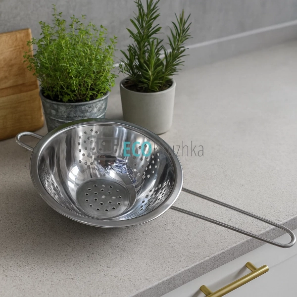 Друшляк нержавіючий з ручкой 20 х 7 EK0847