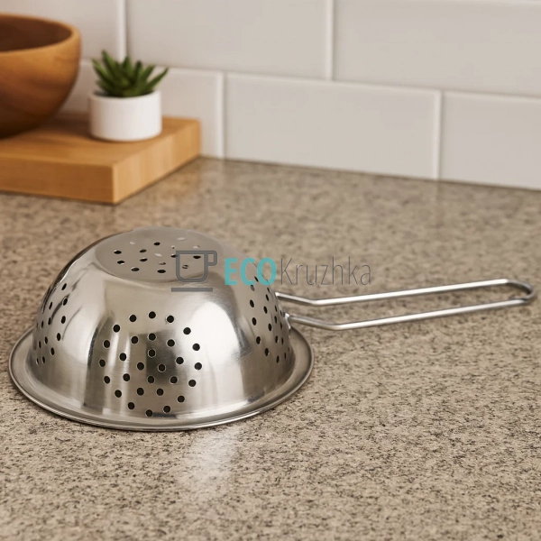 Друшляк нержавіючий з ручкой 20 х 7 EK0847