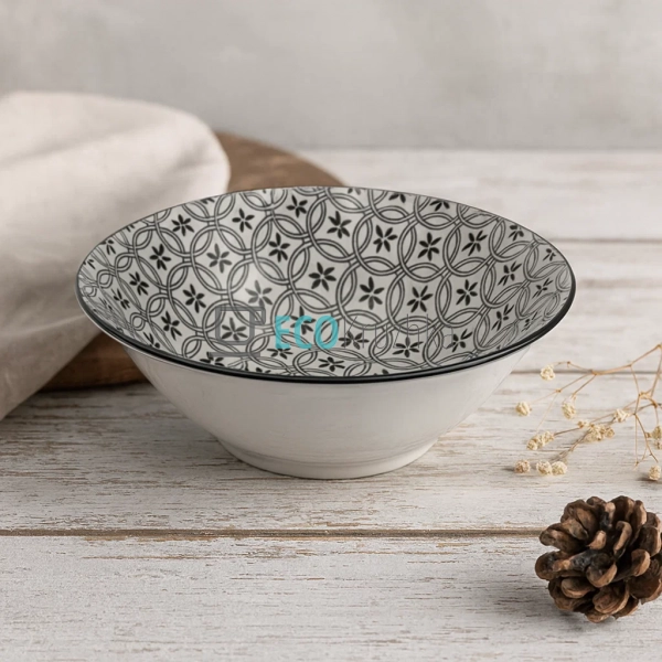 Тарілка супова керамічна Вуаль 17.5 см EK CLW-11