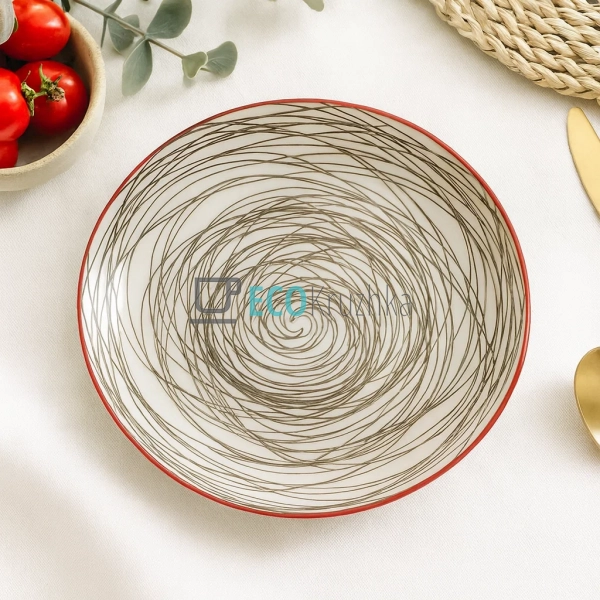 Тарілка керамічна Франческа 20 см EK СLW-14