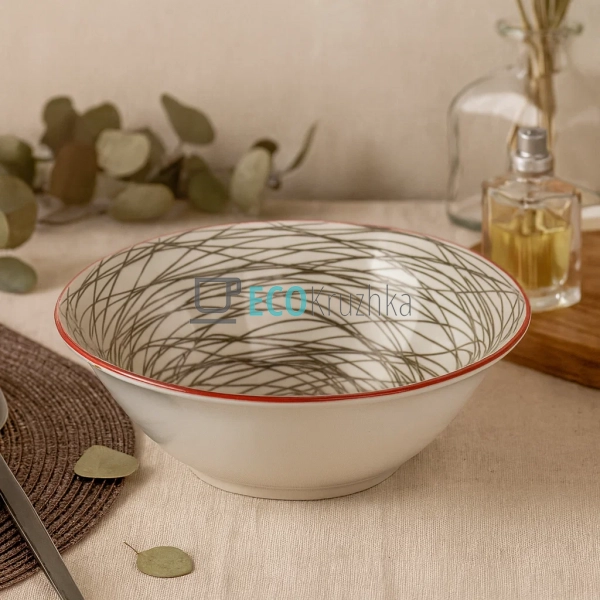 Тарілка супова керамічна Франческа 17.5 см EK СLW-14 Тарілка супова керамічна Франческа 17.5 см EK СLW-14