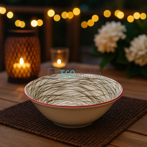 Тарілка супова керамічна Франческа 17.5 см EK СLW-14 Тарілка супова керамічна Франческа 17.5 см EK СLW-14