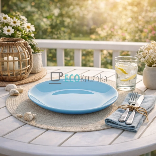 Тарілка десертна Luminarc Diwali Light Blue P2612 (19см) Тарілка десертна Luminarc Diwali Light Blue P2612 (19см)