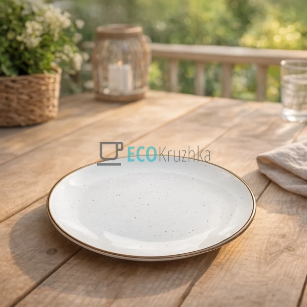 Тарілка десертна Ardesto Bagheria, 19 см, Bright white, ... Тарілка десертна Ardesto Bagheria, 19 см, Bright white, ...