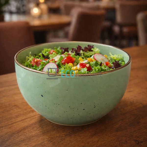 Салатник Ardesto Bagheria, 14 см, Pastel green, кераміка ...