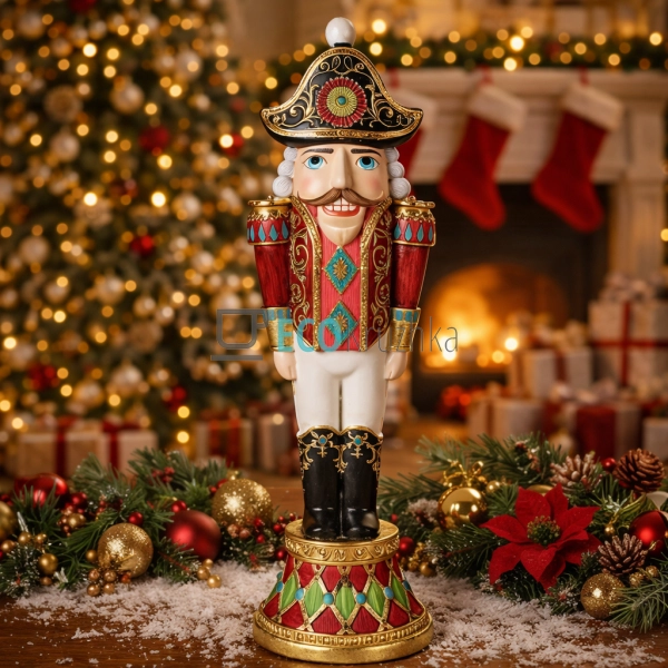 Новорічна декоративна фігура Лускунчик 35.5 см (838-228)