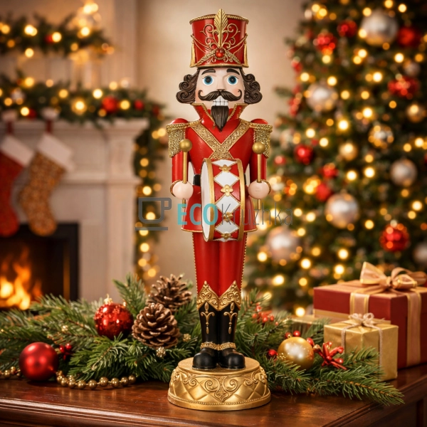 Новорічна декоративна фігура Лускунчик з барабаном 35.5  ...