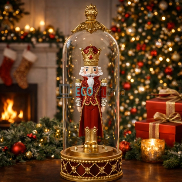 Новорічний Лускунчик у скляному ковпаку LED 33.5 см (837 ...