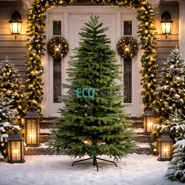 Штучна ялинка Вірджинія 180 см, пишна зелена новорічна ялинка, преміум якість 907-107 Штучна ялинка Вірджинія 180 см, пишна зелена новорічна ялинка, преміум якість 907-107
