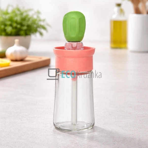 Диспенсер 180 мл для оливкової та олії олійна банка з пе ...