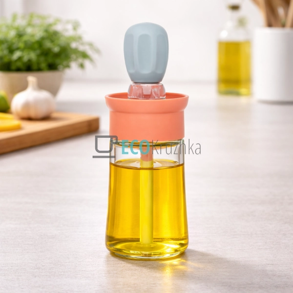 Диспенсер 180 мл для оливкової та олії олійна банка з пе ...